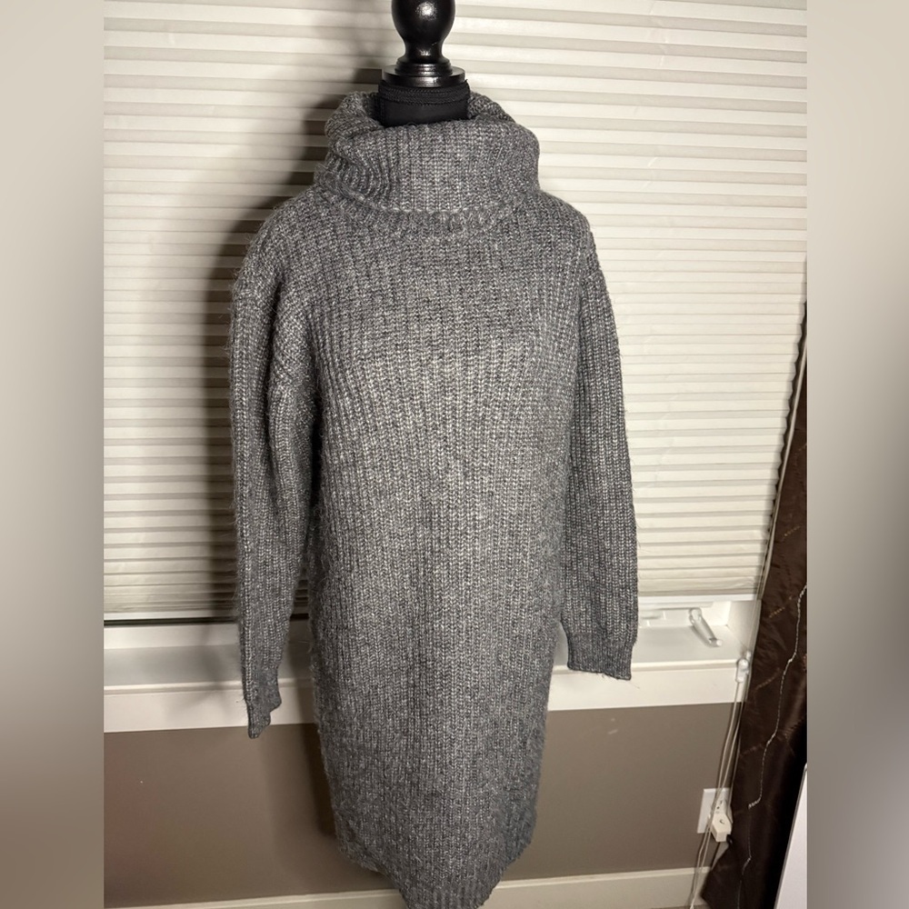 Saint Tropez West Charcoal Turtleneck Sweater